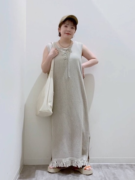 「アイテム（キャップ）」を使った、aikaさん（レディース・147cm・20代）の春コーディネート