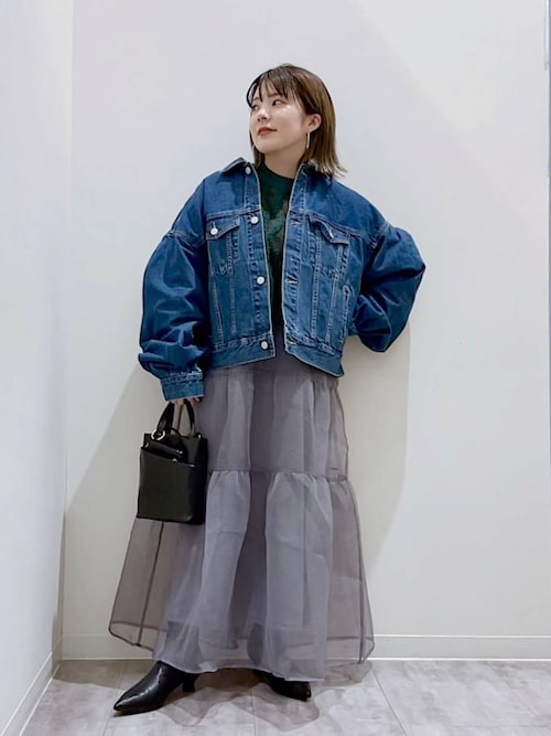 LOWRYS FARM イオンモール大高aikaさんのデニムジャケットを使っ