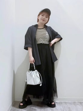 「アイテム（その他トップス）」を使った、aikaさん（レディース・147cm・20代）の春コーディネート