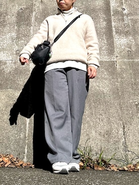 marronmarron1205さん（レディース・155cm）の冬コーディネート