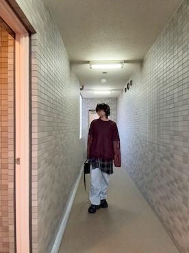 「アイテム（スニーカー）」を使った、sumiさん（メンズ・162cm）の夏コーディネート