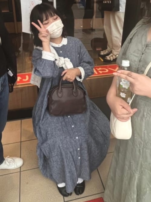 Samansa Mos2（サマンサ モスモス）の「35th SA刺繍ワンピース