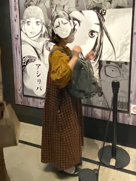 「アイテム（ジャンパースカート）」を使った、雪の宿さん（レディース・150cm）の春コーディネート
