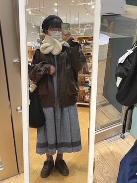 雪の宿さん（レディース・150cm）の冬コーディネート