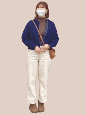 「rps（アールピーエス）のアイテム（バッグ）」を使った、まめさん（レディース・167cm）の秋コーディネート