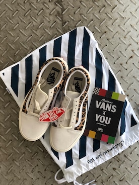 「VANS（バンズ）のアイテム（スニーカー、ベージュ系）」を使った、stone1customさん（レディース）の秋コーディネート
