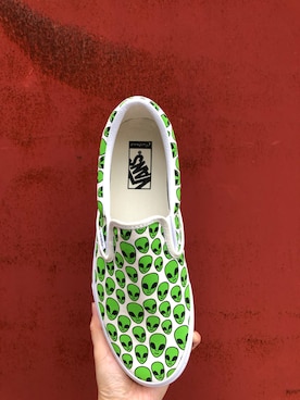 「VANS（バンズ）のアイテム（スニーカー、グリーン系）」を使った、stone1customさん（レディース）の秋コーディネート