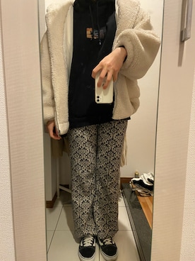 「reca（レカ）のアイテム（その他アウター）」を使った、ano15sugar15さん（レディース・163cm）の冬コーディネート