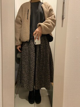 「one way（ワンウェイ）のアイテム（スウェット）」を使った、ano15sugar15さん（レディース・163cm）の秋コーディネート