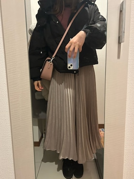 「Zipper（ジッパー）のアイテム」を使った、ano15sugar15さん（レディース・163cm）の冬コーディネート