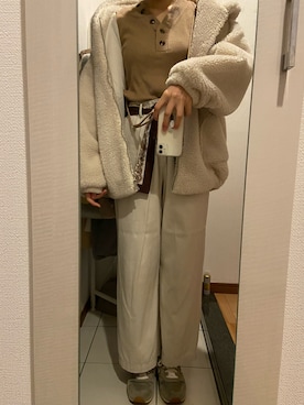 「reca（レカ）のアイテム（その他アウター）」を使った、ano15sugar15さん（レディース・163cm）の秋コーディネート