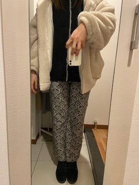 「reca（レカ）のアイテム（その他アウター）」を使った、ano15sugar15さん（レディース・163cm）の冬コーディネート