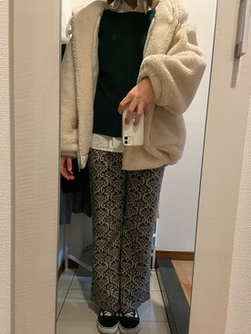 「reca（レカ）のアイテム（その他アウター）」を使った、ano15sugar15さん（レディース・163cm）の冬コーディネート