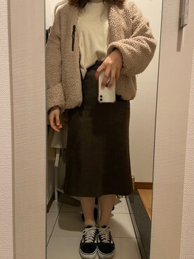 「VANS（バンズ）のアイテム（スニーカー、ブラック系）」を使った、ano15sugar15さん（レディース）の秋コーディネート