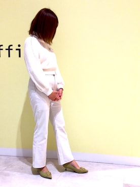 「カラーパンプス」｜WA ORientalTRaffic則武さん（レディース・163cm）の秋コーディネート