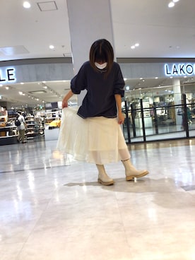 「チェルシーブーツ」｜WA ORientalTRaffic則武さん（レディース・163cm）の秋コーディネート