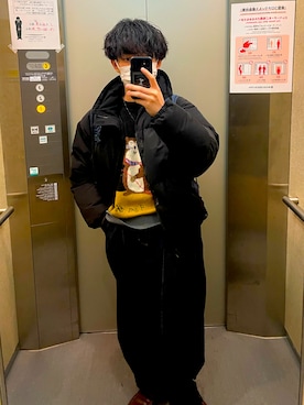 「c.u.l（シーユーエル）のアイテム（ジャケット/アウター）」を使った、macchanclothesさん（メンズ・159cm）の冬コーディネート