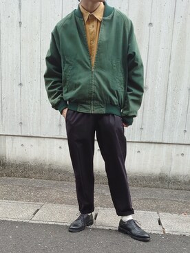 「Eddie Bauer（エディーバウアー）のアイテム（ブルゾン）」を使った、youngpineさん（メンズ・170cm）の春コーディネート