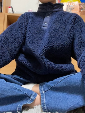 「アイテム（デニムパンツ、その他）」を使った、こここ。さん（レディース・165cm）の冬コーディネート