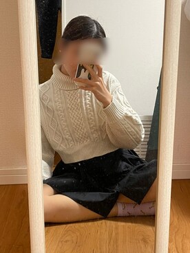 「へザー」｜「アイテム（シャツワンピース）」を使った、こここ。さん（レディース・165cm）の秋コーディネート