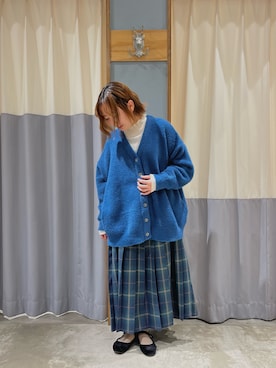 「Samansa Mos2（サマンサ モスモス）のアイテム（ダッフルコート）」を使った、おとさん（レディース・147cm）の冬コーディネート