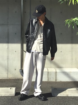 「FFEIN（フェイン）のアイテム」を使った、NAVAL STAFFさん（メンズ・177cm）の秋コーディネート