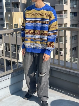 「ニット/セーター」｜NAVAL STAFFさん（メンズ・177cm）の秋コーディネート