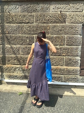 「アイテム（ワンピース/ドレス）」を使った、ｙｕｉさん（レディース・157cm）の秋コーディネート