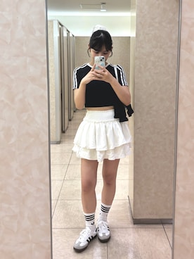 「アイテム（ソックス/靴下）」を使った、ｙｕｉさん（レディース・157cm）の夏コーディネート