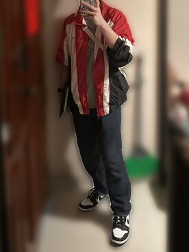 「ファッションを楽しもう」｜「アイテム（その他アウター）」を使った、Denさん（メンズ・170cm）の春コーディネート