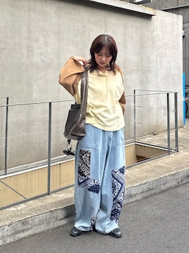 「SOUNDSGOOOOD（サウンズグッド）のアイテム」を使った、かえでさん（レディース・156cm）の春コーディネート