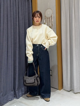 「骨スト」｜かえでさん（レディース・156cm）の秋コーディネート