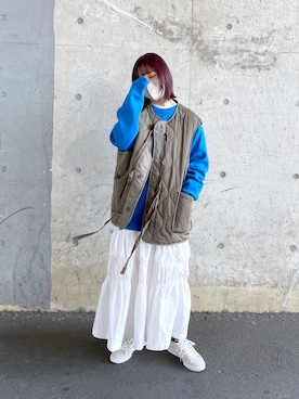 「春ニット」｜かえでさん（レディース・156cm）の冬コーディネート