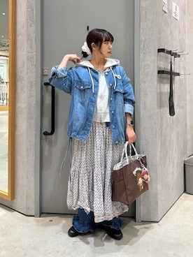 かえでさん（レディース・156cm）の春コーディネート