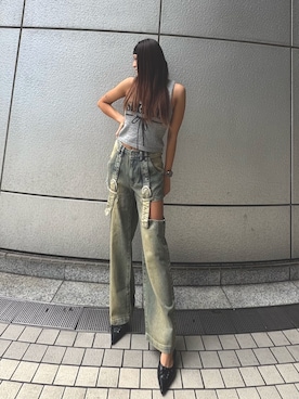 「アイテム（パンプス）」を使った、sakuraさん（レディース・164cm）の夏コーディネート