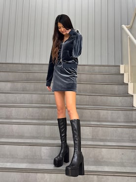 「SPIRALGIRL（スパイラルガール）のアイテム（トップス）」を使った、sakuraさん（レディース・165cm）の秋コーディネート