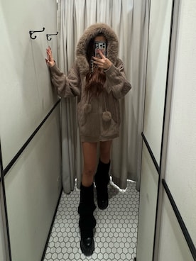 「SPIRALGIRL（スパイラルガール）のアイテム（トップス）」を使った、sakuraさん（レディース・165cm）の秋コーディネート