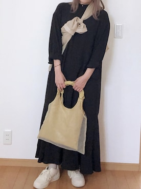「イエローバッグ」｜◯えさん（レディース・158cm）の秋コーディネート