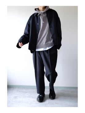 パーカー ベージュ系 を使ったメンズ人気ファッションコーディネート Wear