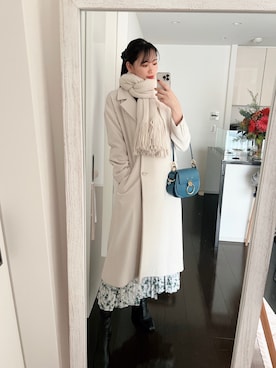 「PROPORTION BODY DRESSING（プロポーションボディドレッシング）のアイテム（ジャケット/アウター）」を使った、Meiさん（レディース・167cm）の冬コーディネート