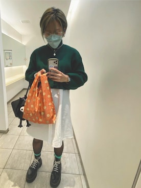 「RAGEBLUE（レイジブルー）のアイテム（ワンピース/ドレス）」を使った、emptydamptyさん（レディース・164cm）の春コーディネート