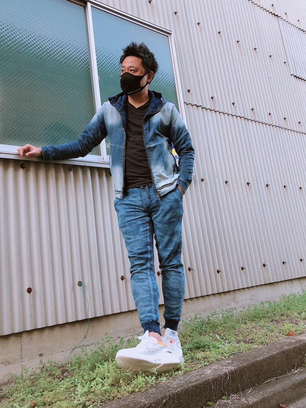 VOGUISH（ヴォーギッシュ）の「ニットデニムパーカー（パーカー）」 - WEAR