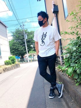 yohさん（メンズ・184cm）の夏コーディネート