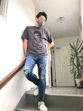 yohさん（メンズ・184cm）の秋コーディネート