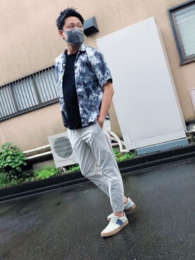 yohさん（メンズ・184cm）の夏コーディネート