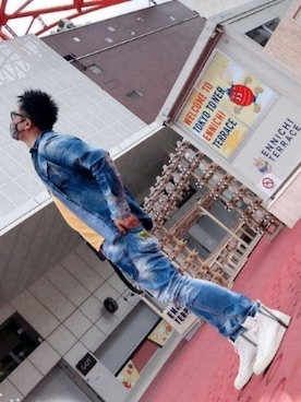 yohさん（メンズ・184cm）の秋コーディネート