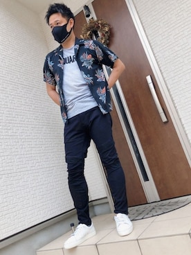 yohさん（メンズ・184cm）の夏コーディネート