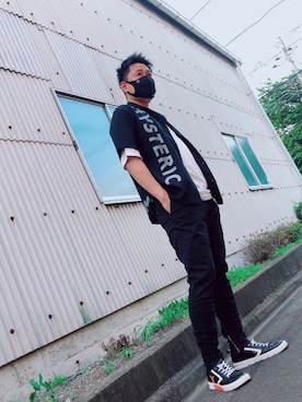 yohさん（メンズ・184cm）の夏コーディネート