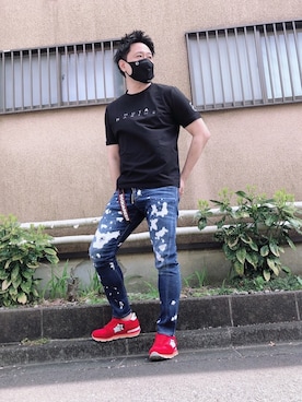 「muta（ムータ）のアイテム」を使った、yohさん（メンズ・184cm）の春コーディネート