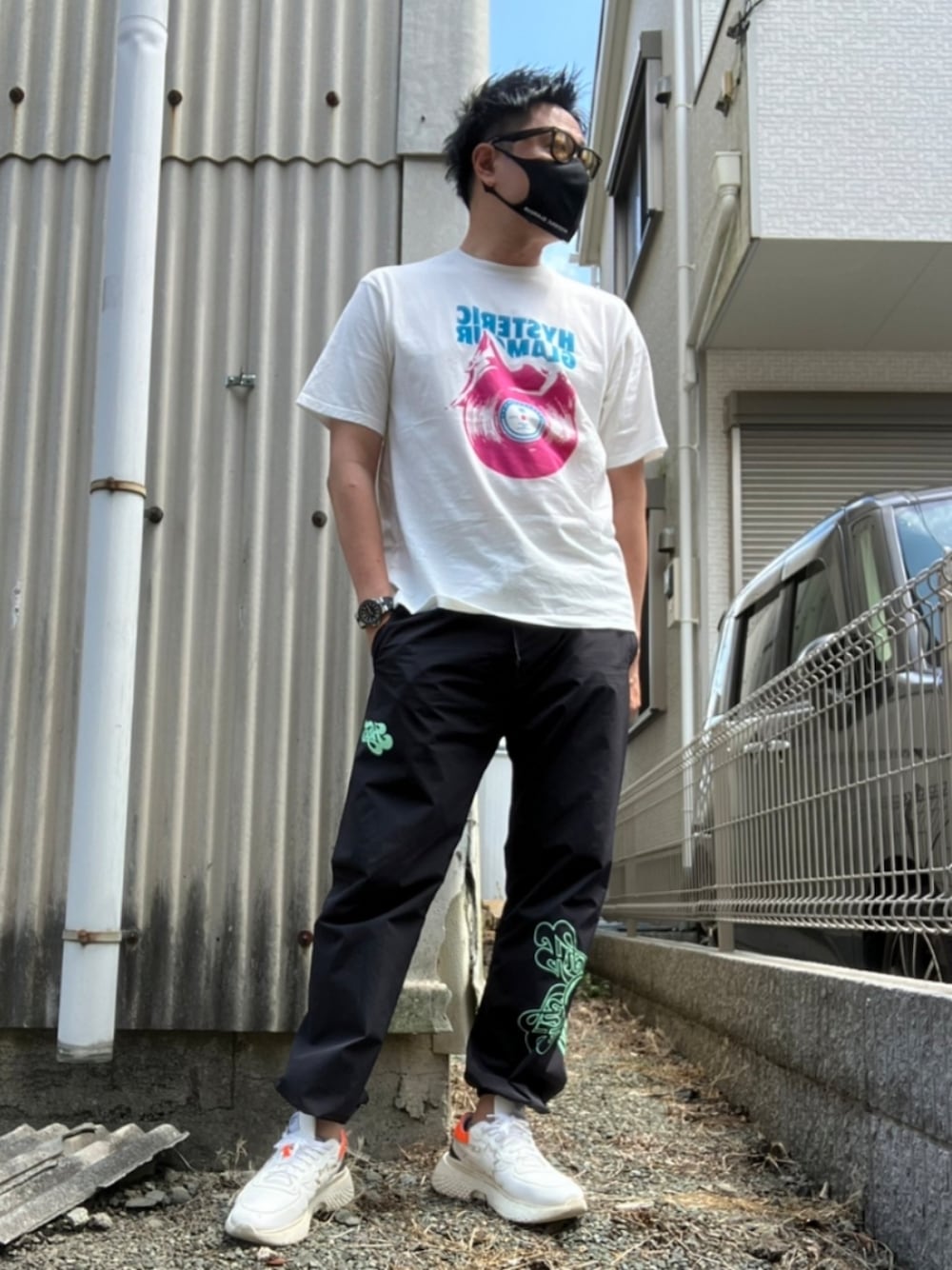 HYSTERIC GLAMOURのアイテムを使った「ナイロンパンツ」のメンズ